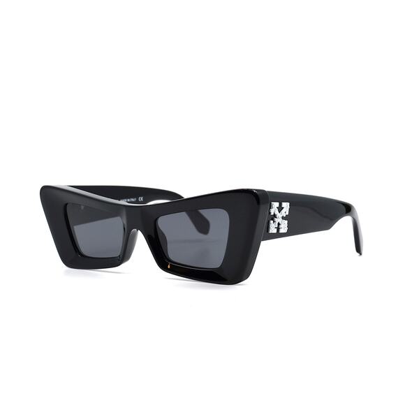 OFF-WHITE 0ER1027 BLACK DARK GREY WOMEN'S AUTHENTIC SUNGLASSES - Picture 2 of 12